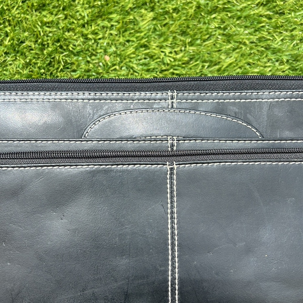 NWT Wilsons Executive Portfolio Black Leather - Picture 6 of 14